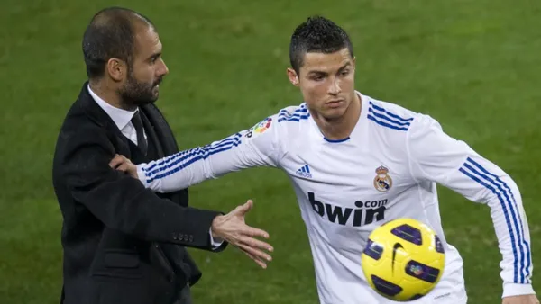 Pep and Ronaldo have come a long way since then