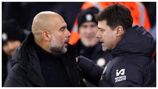 Pep Guardiola and Mauricio Pochettino