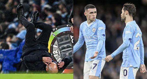 Pep Guardiola could not believe the win slipped away for Man City today.