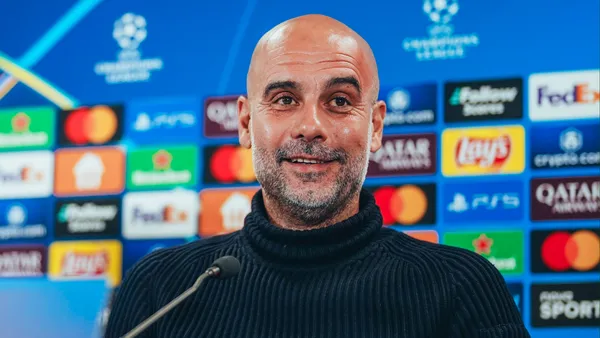 Pep Guardiola. Photo: Manchester City networks.