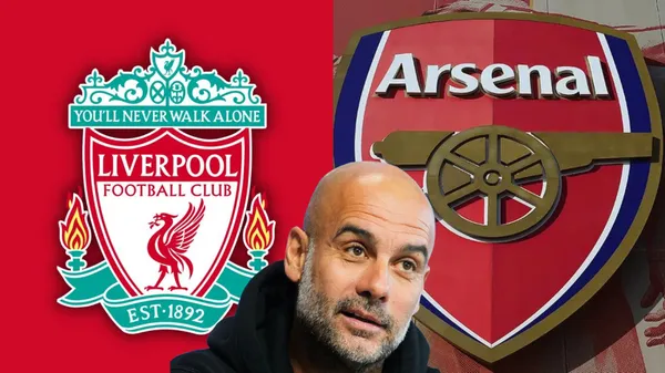 Pep Guardiola talked about Liverpool and Arsenal after Man City's Premier League win yesterday.