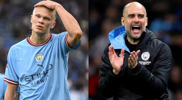 Pep Guardiola was proud of his team's performance and stood up for Erling Haaland, who had an awful game.