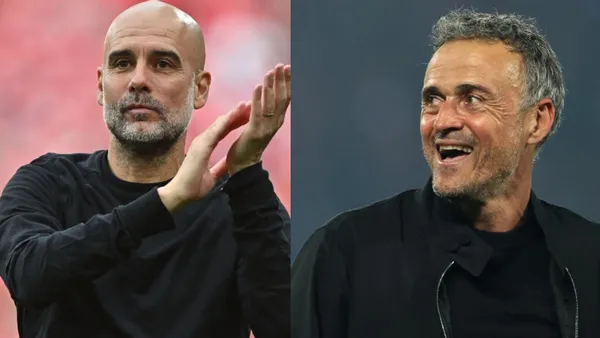 Pep Guardiola y Luis Enrique