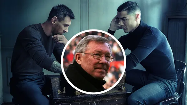 Photo: Cristiano and Ferguson's social networks.