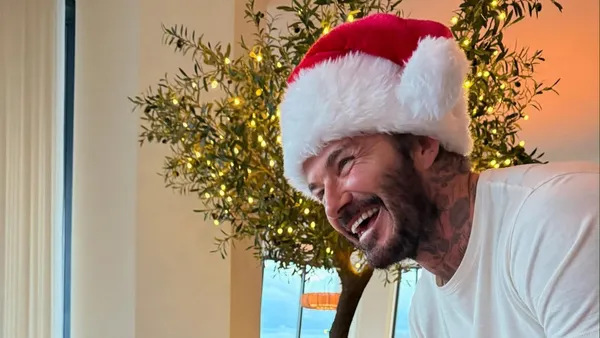 Photo: David Beckham's social networks.