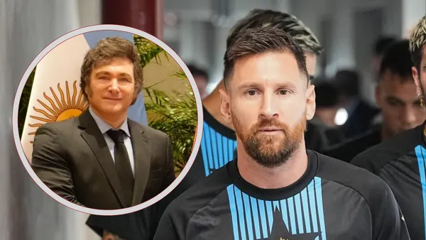 Photo: Milei and Messi's social networks.