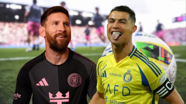 Photo: networks of Lionel Messi and Cristiano Ronaldo.