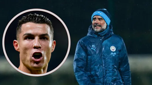 Photo: social networks of Cristiano Ronaldo and Pep Guardiola.