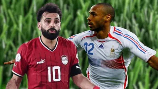 Photo: social networks of Mohamed Salah and Thierry Henry.