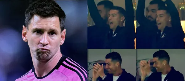 (PHOTO) This is how Messi's face looked after Al Nassr's 6-0 victory vs Miami