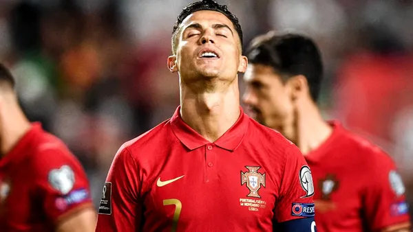 Portugal fell to a disappointing home loss to Serbia which put their World Cup qualification in the air. See Ronaldo's reaction on social media.