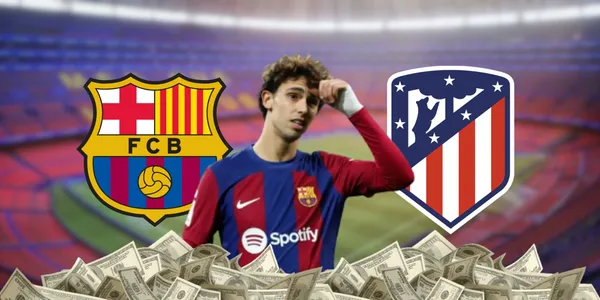 Portuguese, Joao Felix during a La Liga match with FC Barcelona