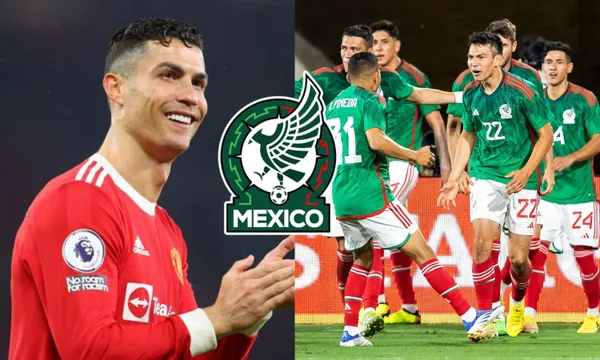 Portuguese striker Cristiano Ronaldo exploded in laughter thanks to a Mexican