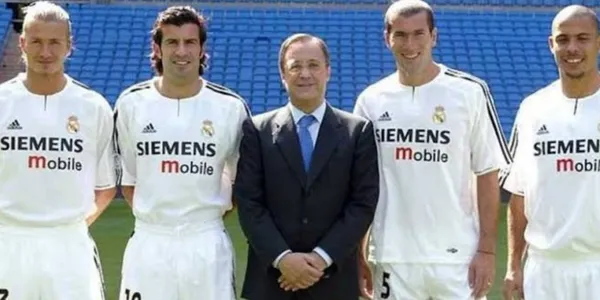 President Florentino Perez paid 74 million por him un 2001