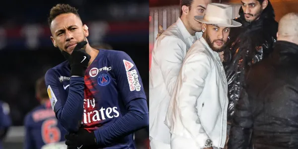 PSG is very questioned after the defeat against Monaco but Neymar does not seem to care and criticism grows for what he did the day after.