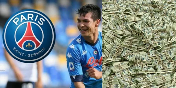PSG wants to have Hirving Lozano in their team and it was discovered how much he would be willing to pay to stay with the Mexican forward