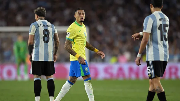 Raphinha comes under heavy criticism following Brazil's humiliating defeat to Argentina.