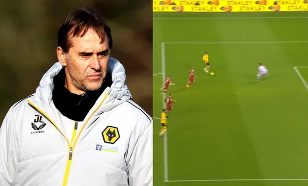 Raul Jimenez played important minutes for Wolves against Liverpool