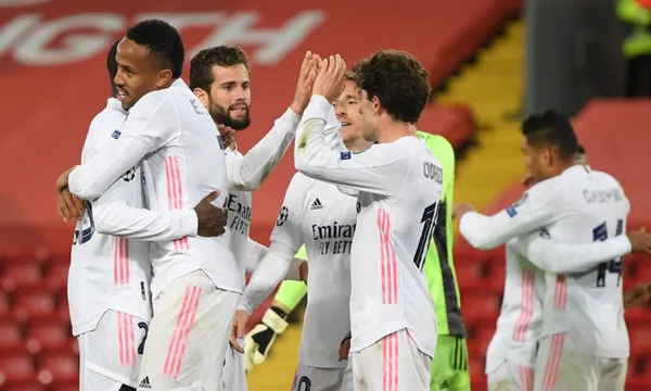 Real Madrid and Liverpool drew goalless at Anfield