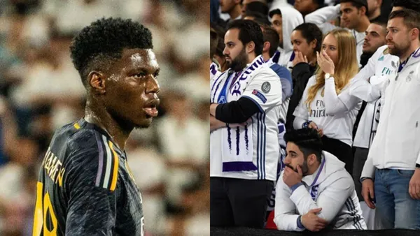 Real Madrid fans criticized the decision of Carlo Ancelotti of placing Tchouameni as a center back.