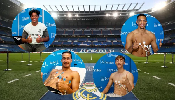 Real Madrid players. Photo. Milenio