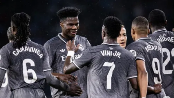 Real Madrid players. Photo: Tchouaméni networks.