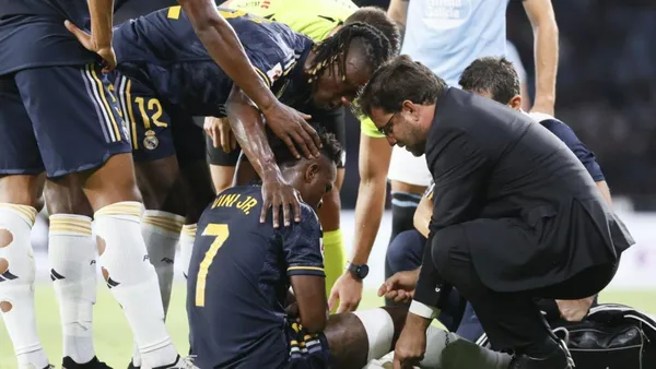 Real Madrid’s manager and team hasn´t been able to comfort Vinicius Jr.