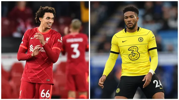 Reece James is a goal better than Trent Alexander-Arnold so far this season but the two are having their best moments.