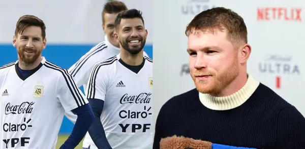 Remember when Canelo threatened Messi? This is how Aguero felt when he defended Lionel.