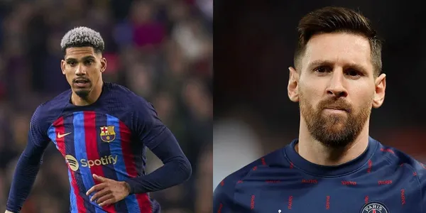 Ronald Araujo is impressed with the skill and talent of this player