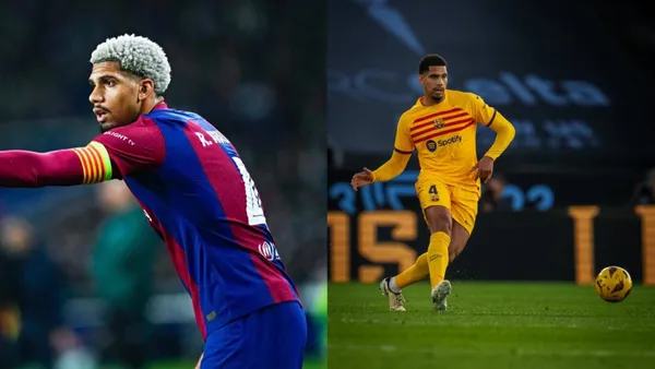 Ronald Araujo reached 100 games for FC Barcelona in the 2-1 win against Celta de Vigo.