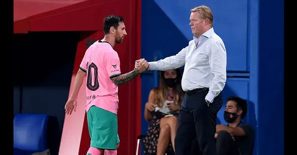 Ronald Koeman talked about the argument between Lionel Messi and the former coach of Barcelona Quique Setién.