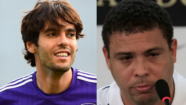 Ronaldo Nazario and Kaka put down the soccer ball for a while and faced each other in a tournament where Kaka eliminated Ronaldo in the quarterfinals.