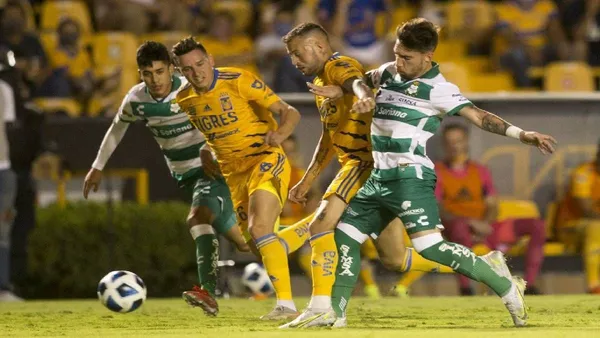 Santos visits a depleted Tigres squad in Monterrey.