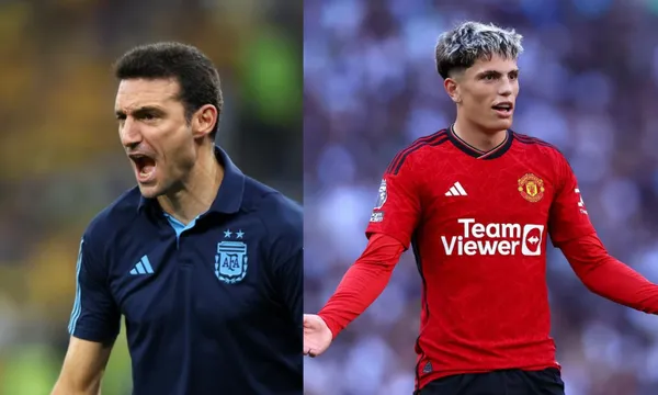 Scaloni's words about the non-call of Garnacho