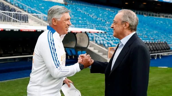 Según diferentes informaciones, existe un roce entre el presidente del Real Madrid, Florentino Pérez, y el técnico italiano, Carlo Ancelotti