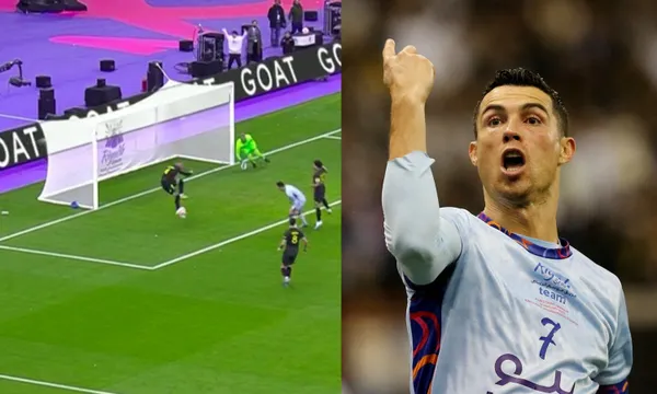 Sergio Ramos made one of the mistakes of the year in the match between PSG and the Arab League all-star team with Cristiano Ronaldo
