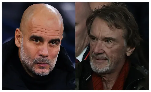 Sir Jim Ratcliffe and Pep Guardiola