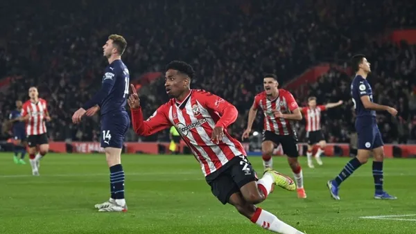 Southampton managed to neutralize Manchester City.