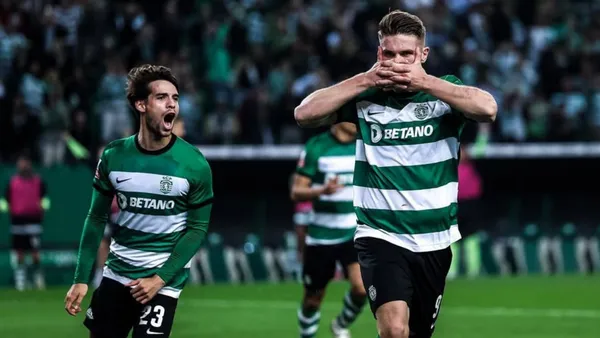 Sporting CP match | Photo: @viktorgyokeres