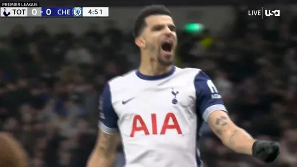 Spurs took the lead in just the 5th minute with a great finish from their center forward