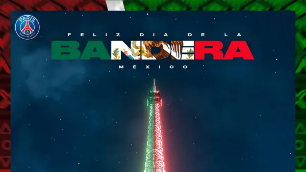 Teams such as PSG, Juve, and Napoli congratulated their Mexican fans for this holiday.