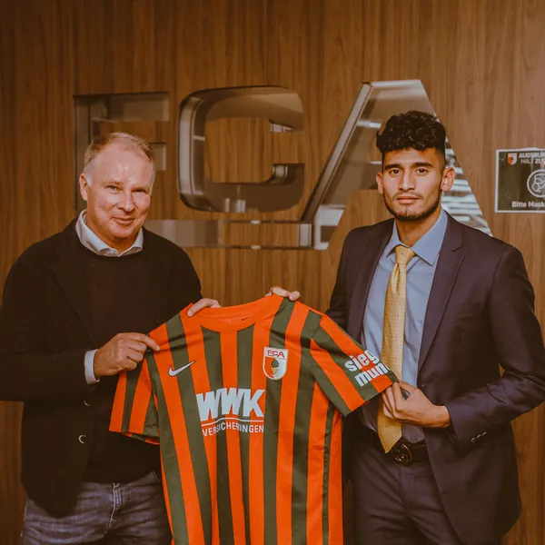 The 18-year-old striker will join Augsburg side on a permanent move worth a total package of $20 million in a 5-year contract.