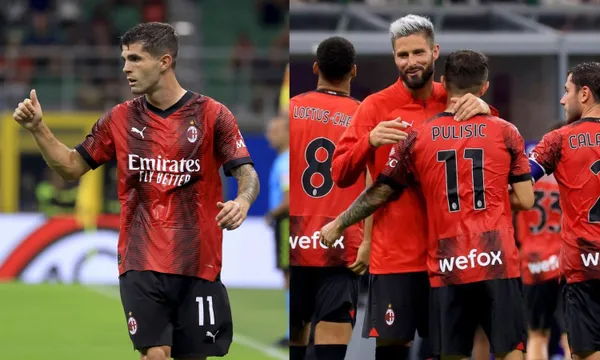 The American AC Milan player with a great assist for Giroud in the Milan vs Napoli match