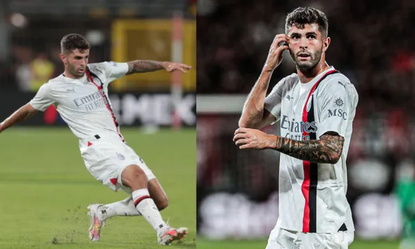 The American soccer player scored with AC Milan