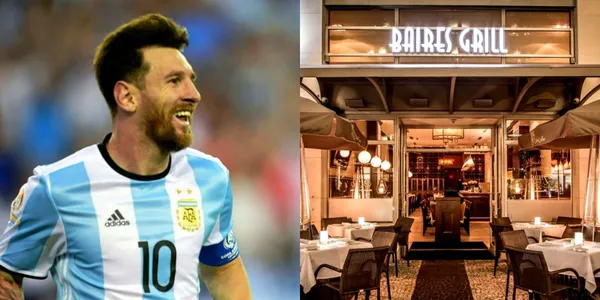 The argentine and his national team enjoyed an expensive meal after their game against Honduras
