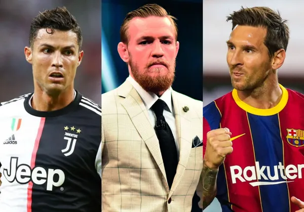 The Argentine and Portuguese legends were humiliated by the Irish mixed martial artist and boxer after knowing how much he earns.