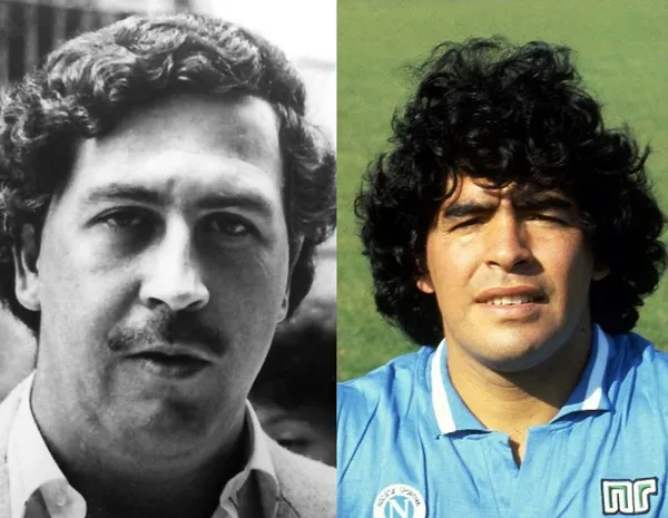 The Argentine legend and the Colombian drug dealer had a very strange relationship.