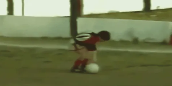 The Argentine looked like a future legend when he played in Rosario as a child back in 1994.