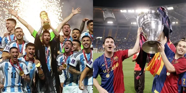 The Argentine star compared the current situation of his National Team with Guardiola's Barcelona.